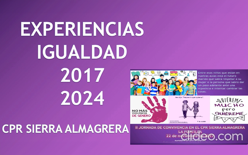 CPR Sierra Almagrera. Experiencias Igualdad. Cuevas de Almanzora