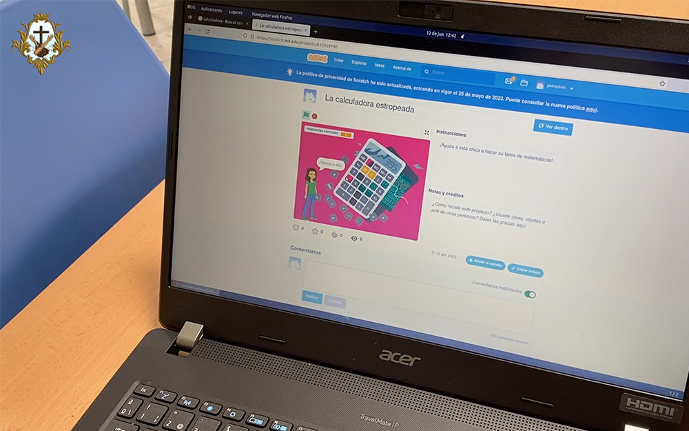 CDP Sagrado Corazón. Proyecto Steam. La Puebla de Cazalla