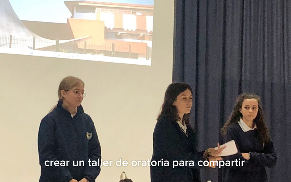 Colegio Santa Teresa. Taller de Oratoria. Badajoz