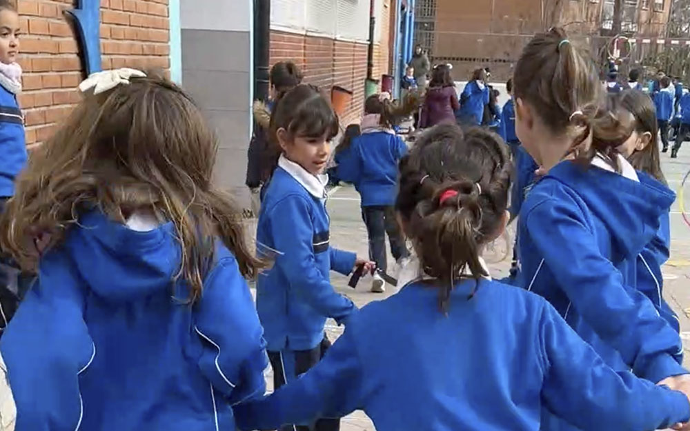 Colegio Gamo Diana. Plan de Patios en primaria. Madrid (Aluche)