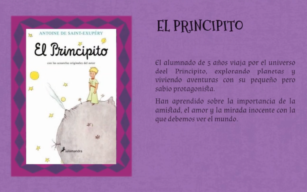 CEIP Giner de los Ríos. Un libro, una gran aventura, un personaje. Parla