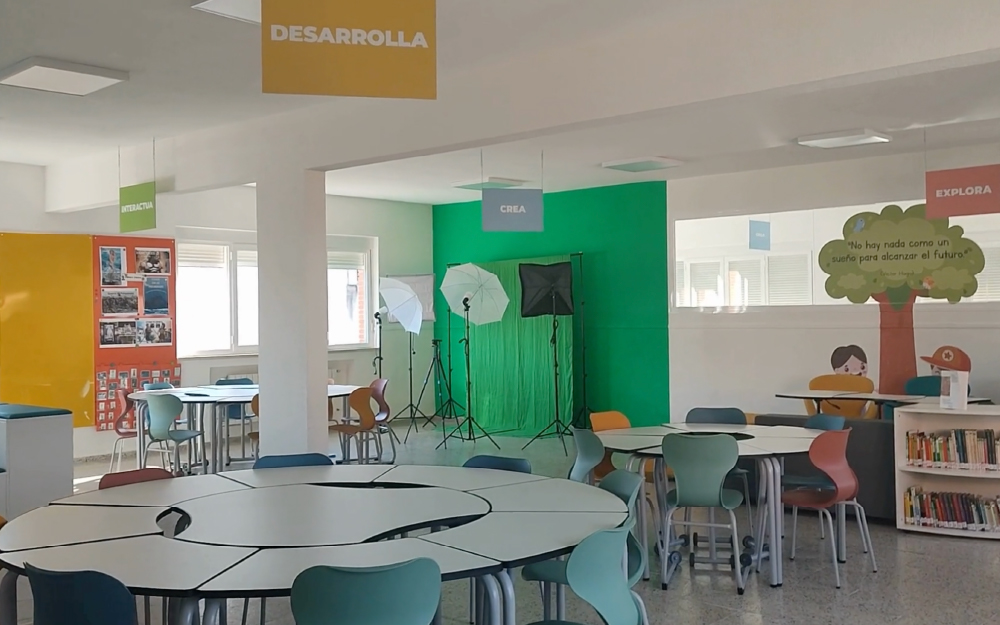 Colegio Santísima Trinidad. Aula del Futuro. Collado Villalba 