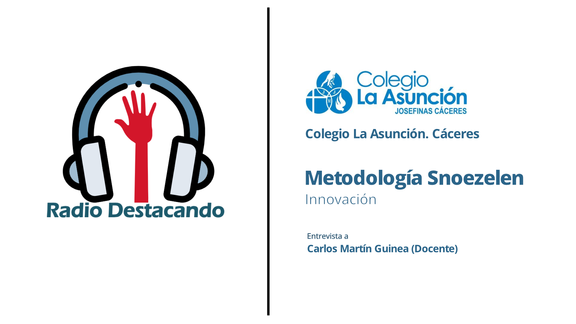 Entrevista a Carlos Martín Guinea. Colegio La Asunción. Cáceres