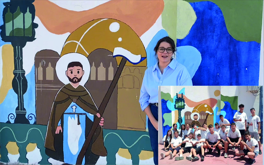 Colegio SAFA Cádiz P-Villoslada. Pintando Puentes. Cádiz